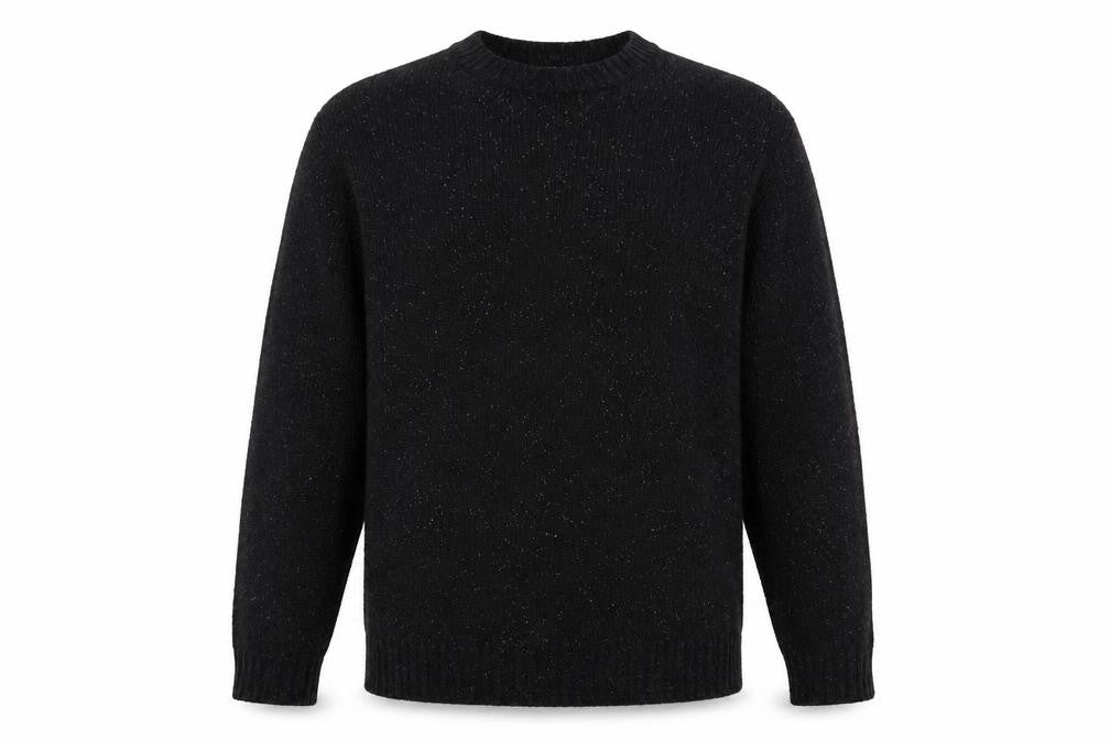 Gap Men's Black Pullover Jumper L, Cotton Wool Blend