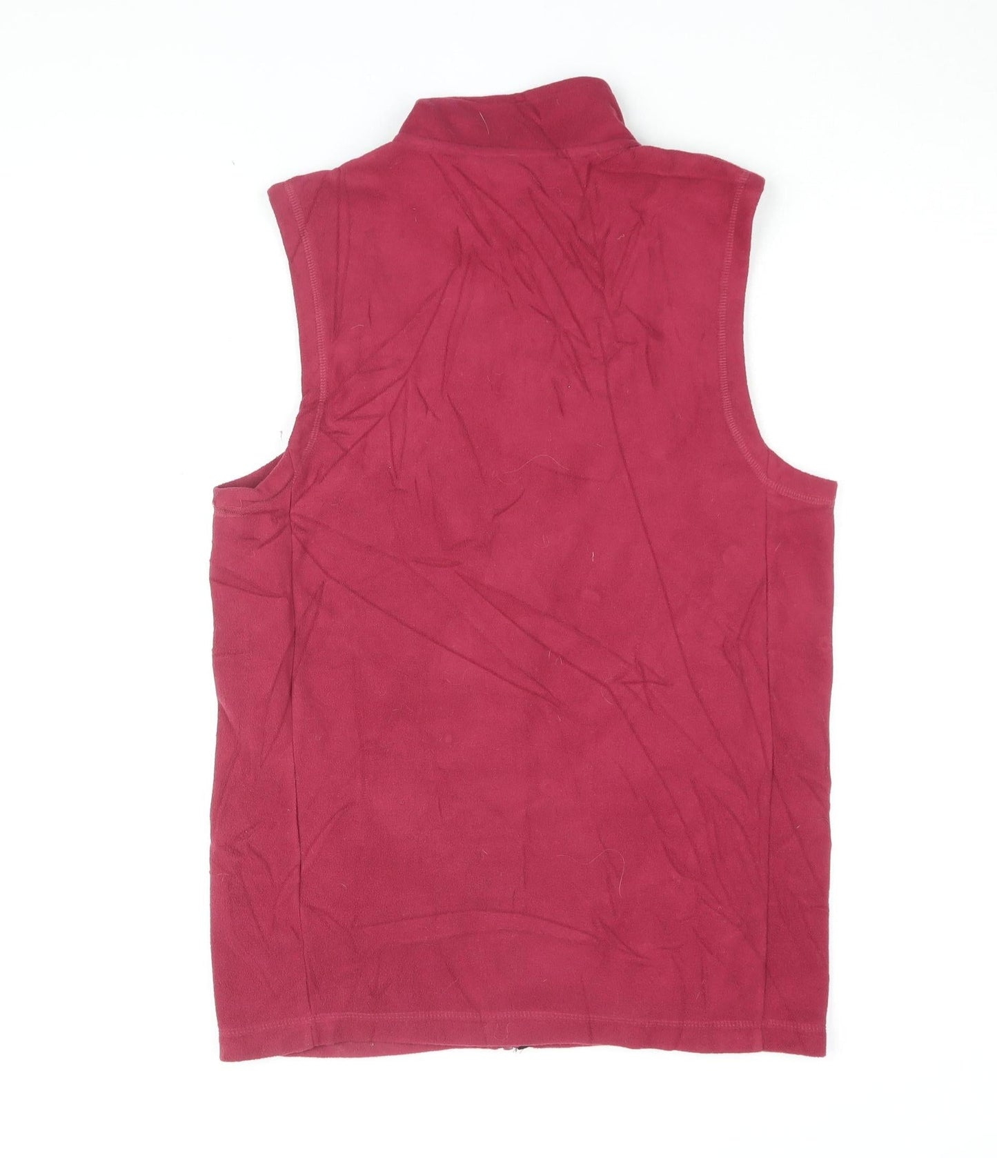 Cotton Traders Red Fleece Gilet Women's Size S