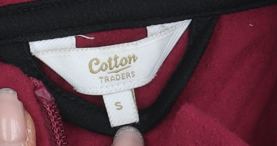 Cotton Traders Red Fleece Gilet Women's Size S