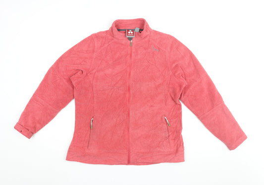 TOG 24 Women's Red Fleece Zip Sweatshirt Size 14-16