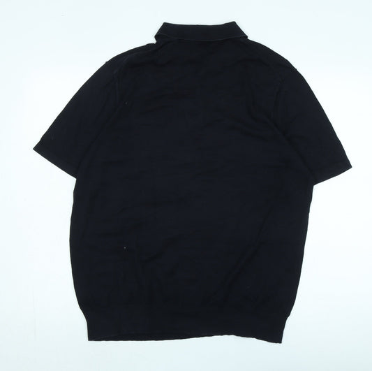 J.Crew Men's Black XL Cotton Pullover Jumper