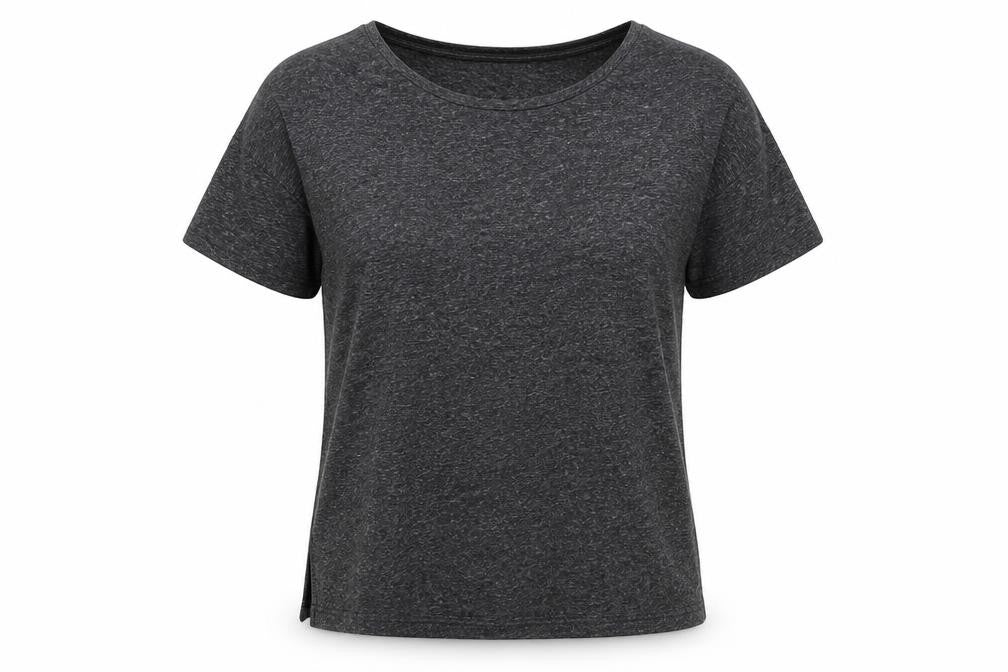 Womens UK Size S French Connection Grey Polyester Blend T-Shirt