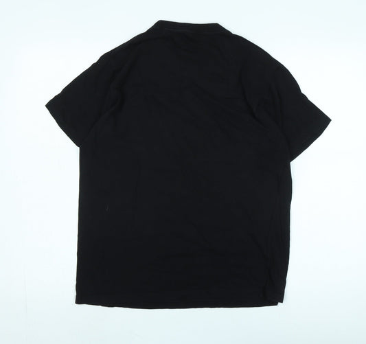 Stars & Stripes Men's Black Graphic Print T-Shirt M