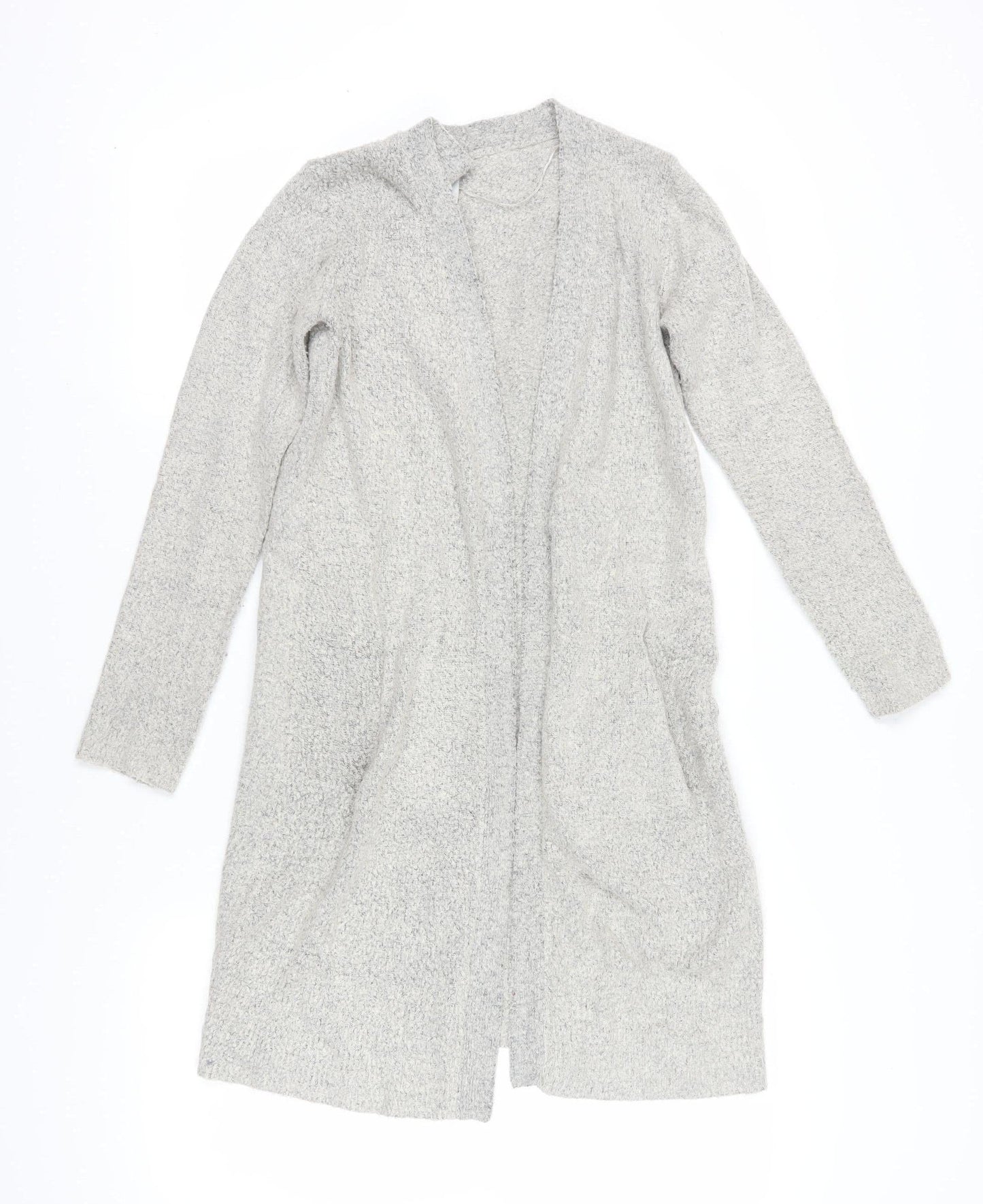 soyaconcept Women's Grey Cardigan, S, Open-Knit, Lightweight