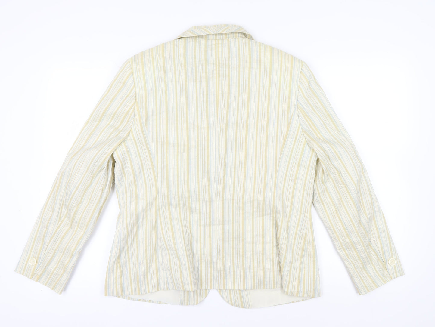 Gelco Women's Multicoloured Stripe Blazer Size 16