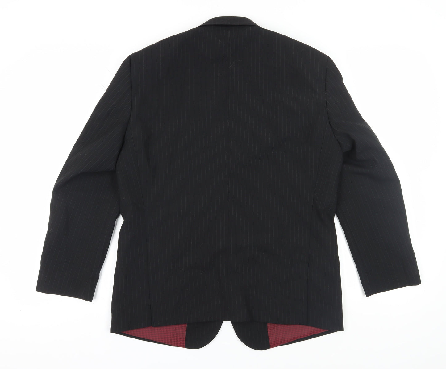 Skopes Mens Black Wool Blazer 40S Striped