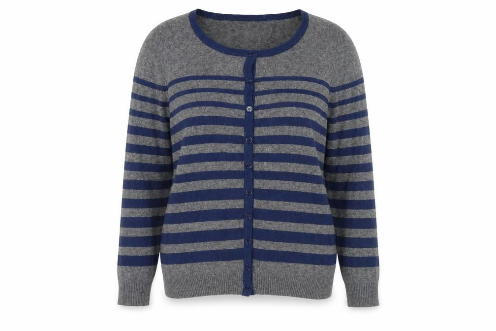 Womens UK XL Regular Jaeger Multicoloured Cardigan Tight-Knit