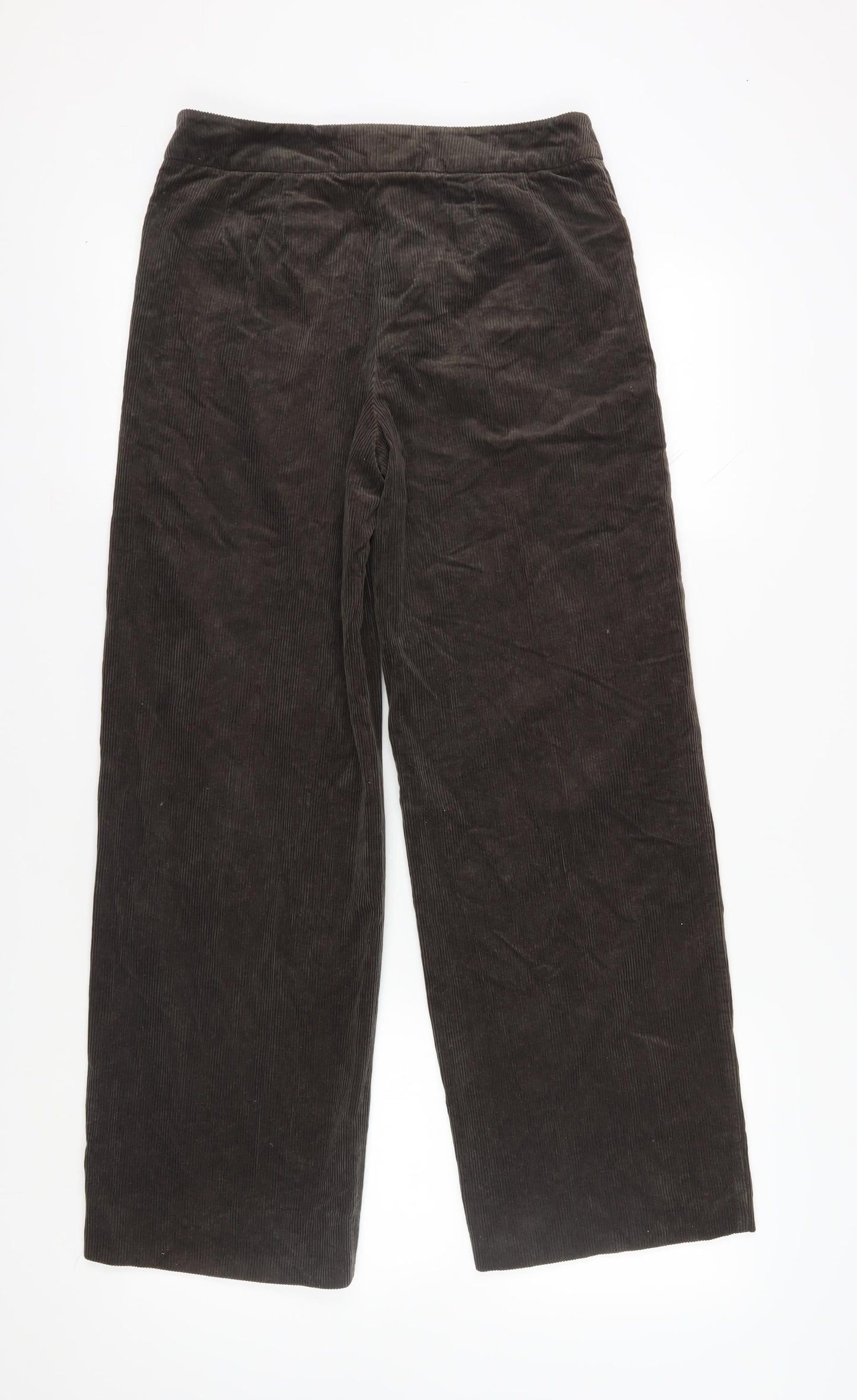 Giorgio Armani Women's Brown Straight Trousers, Size 14