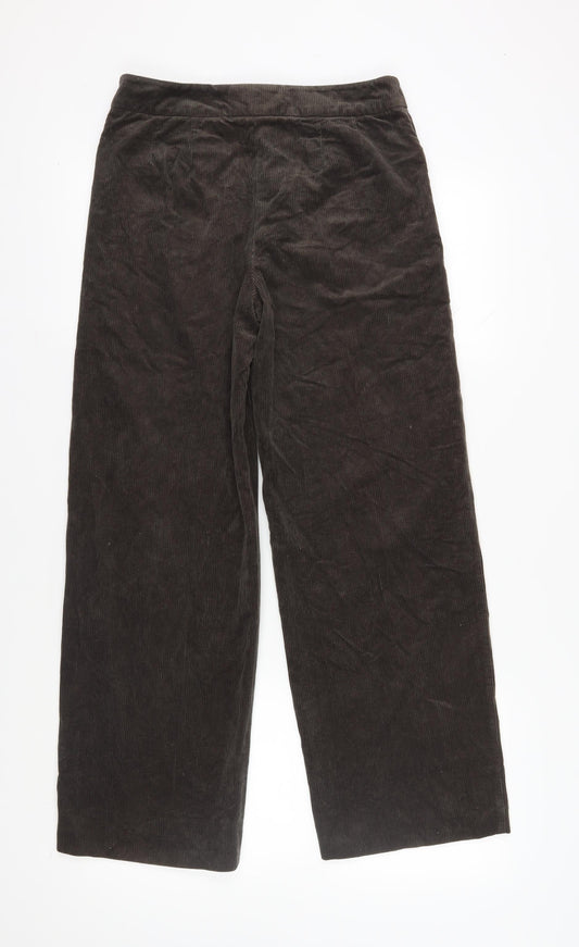 Giorgio Armani Women's Brown Straight Trousers, Size 14