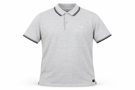 Firetrap Men's Grey Polo Shirt L Regular Fit