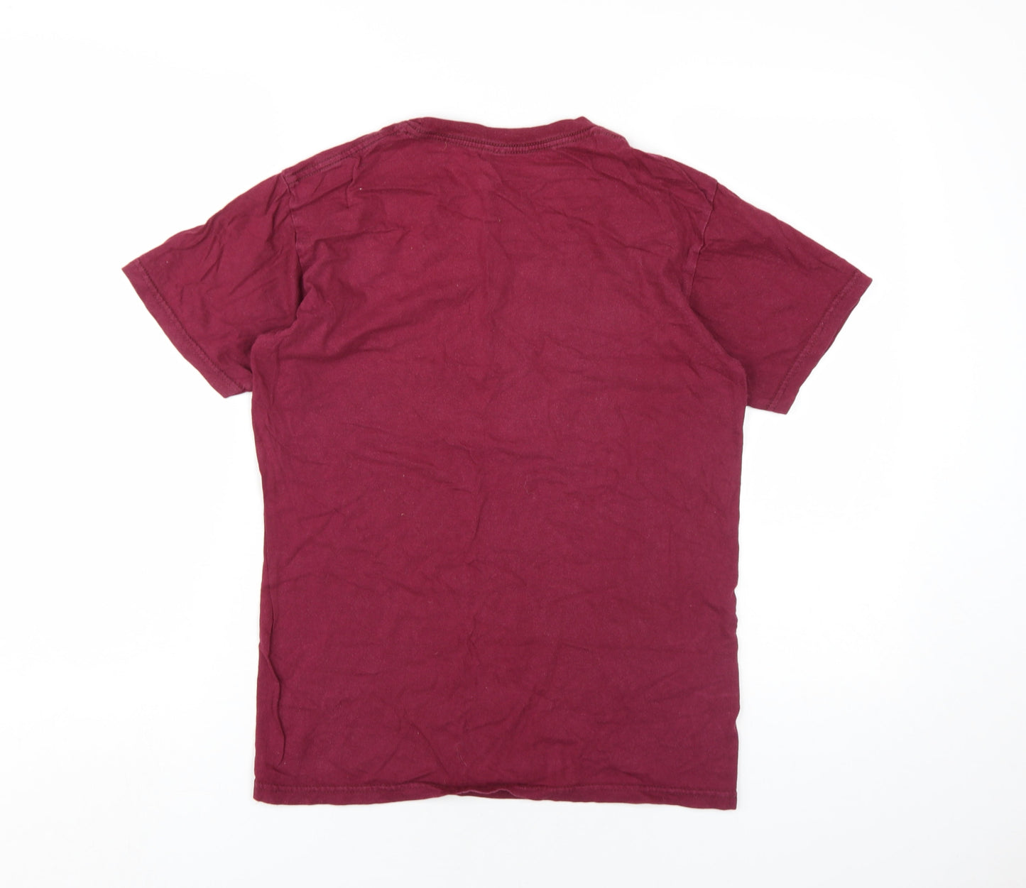 Poler Unisex Red T-Shirt, Size S, Casual, Crew Neck