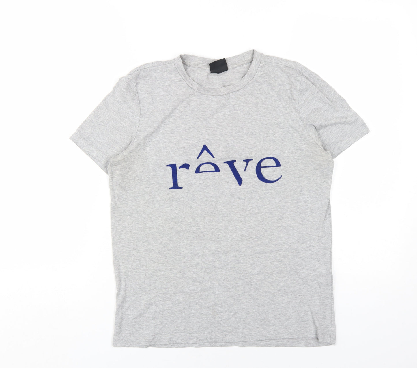 Selected Femme Women's Grey Cotton T-Shirt, Size S