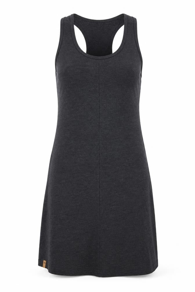 10 Tree Women's Black Sleeveless Tank Dress