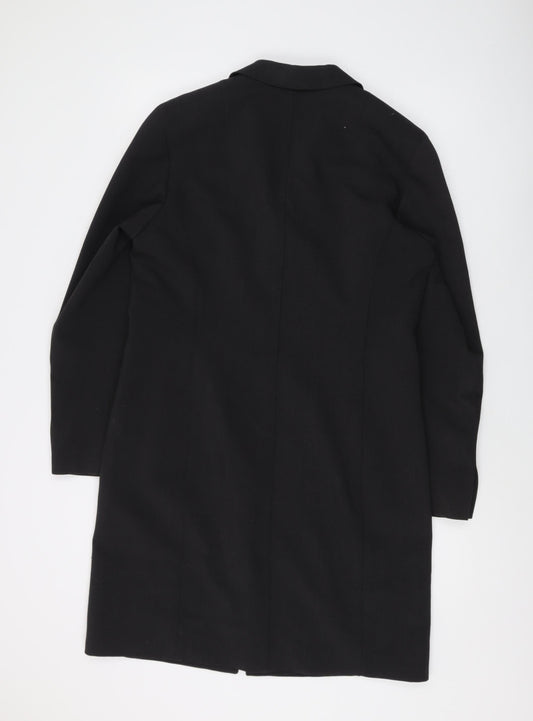 Claudia Sträter Women's Black Long Overcoat Size 12
