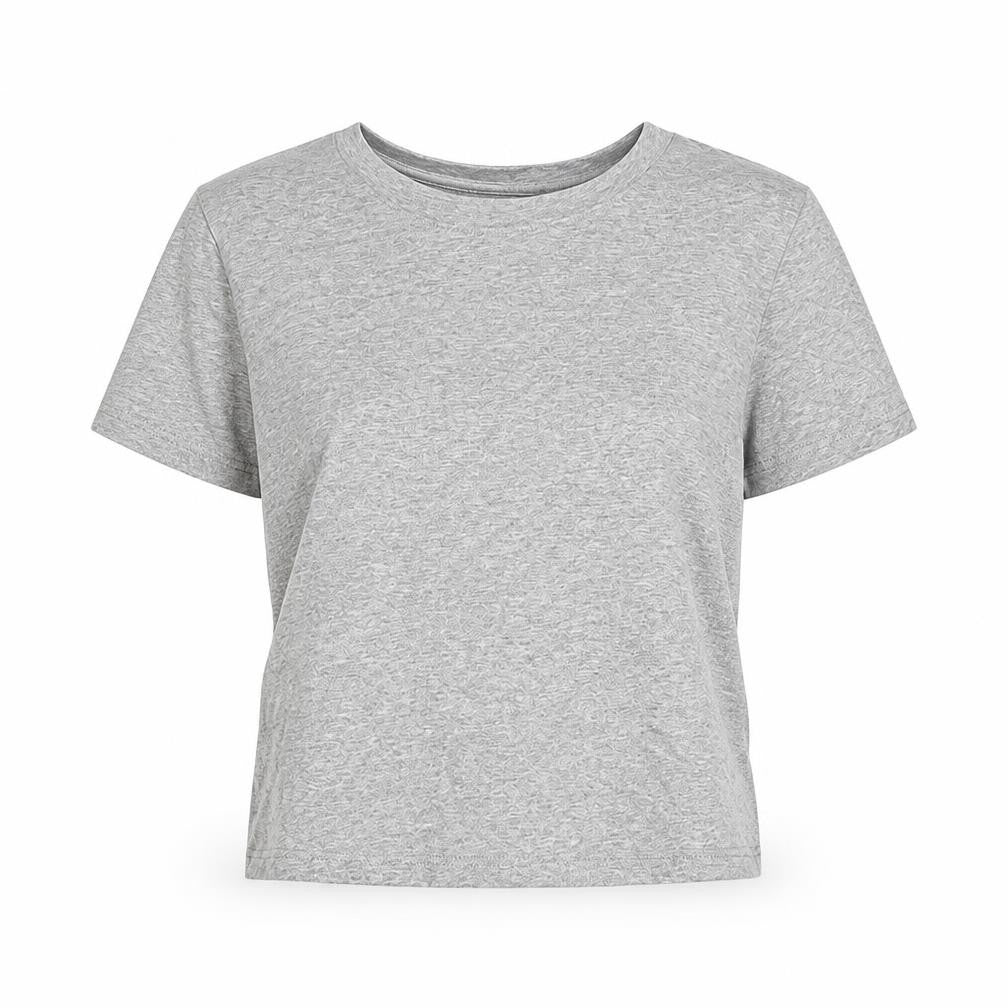 Womens UK Size M Hollister Grey Cotton Blend T-Shirt