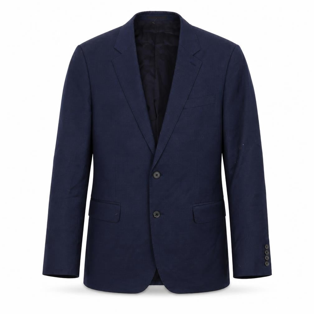 Mens 40 Chest Regular Jaeger Blue Two-Button Blazer