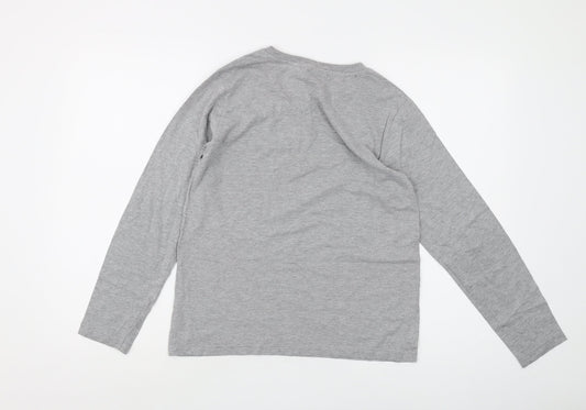 Harry Potter Boys Grey Graphic Print Long Sleeve T-Shirt 12-13Y