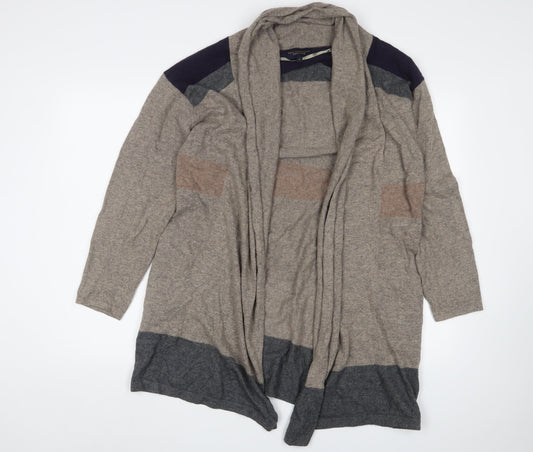 Paul Costelloe Women's Beige Cardigan Size 7 Relaxed