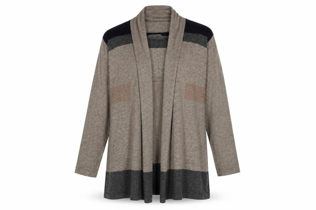 Womens UK 7 Relaxed Paul Costelloe Dressage Beige Cardigan