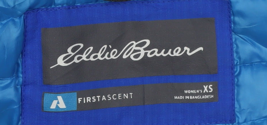 Eddie Bauer Men's Blue Puffer Jacket XS Lightweight