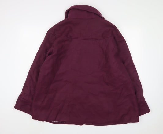 Anne de Lancay Women's Purple Coat Size 18