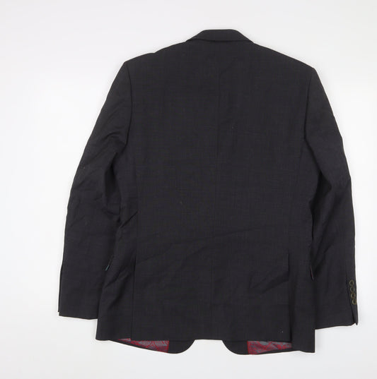 Ted Baker Men's Black Blazer, 38R, Classic Formal