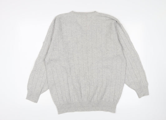 Pringle Golf Men's Grey Wool Pullover Jumper S