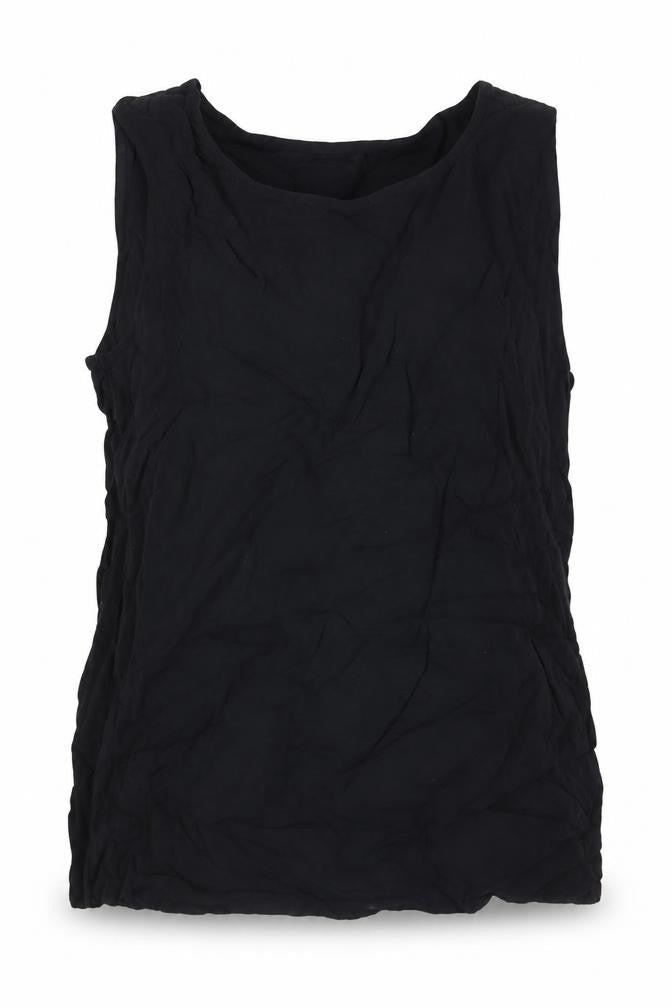 Womens UK Size 8 Jacqueline de Yong Black Viscose Tank