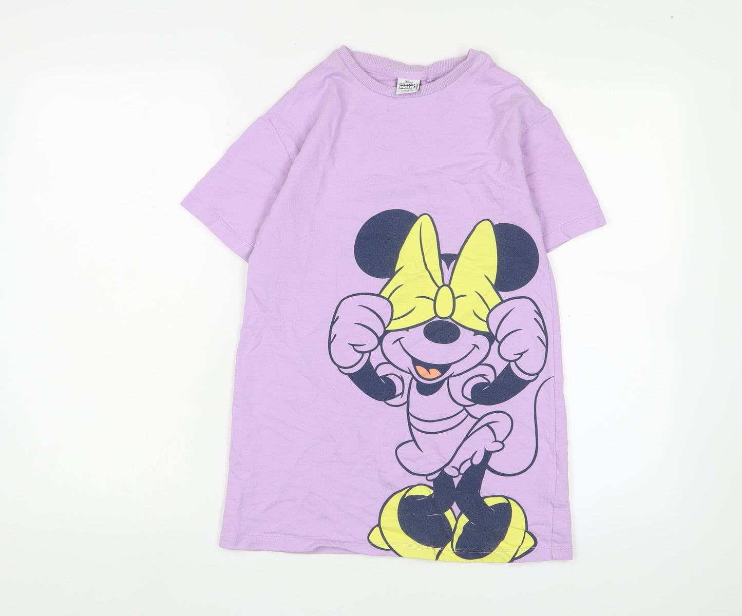 Next Girls Purple Minnie Mouse Graphic T-Shirt 8 Years