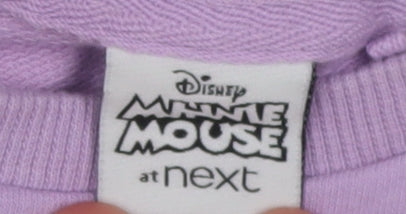Next Girls Purple Minnie Mouse Graphic T-Shirt 8 Years