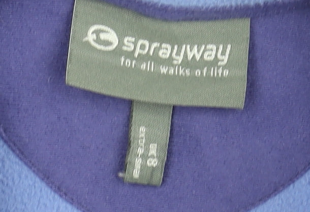 Sprayway Women's Purple Full Zip Jacket Size S