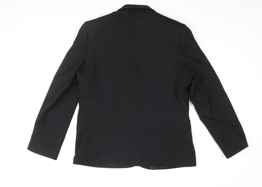 Winterbottom's Men's Black Blazer 40 Single-Breasted