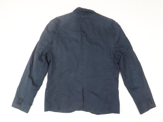 Topman Men's Blue Blazer Jacket Size 40 - Formal Wear