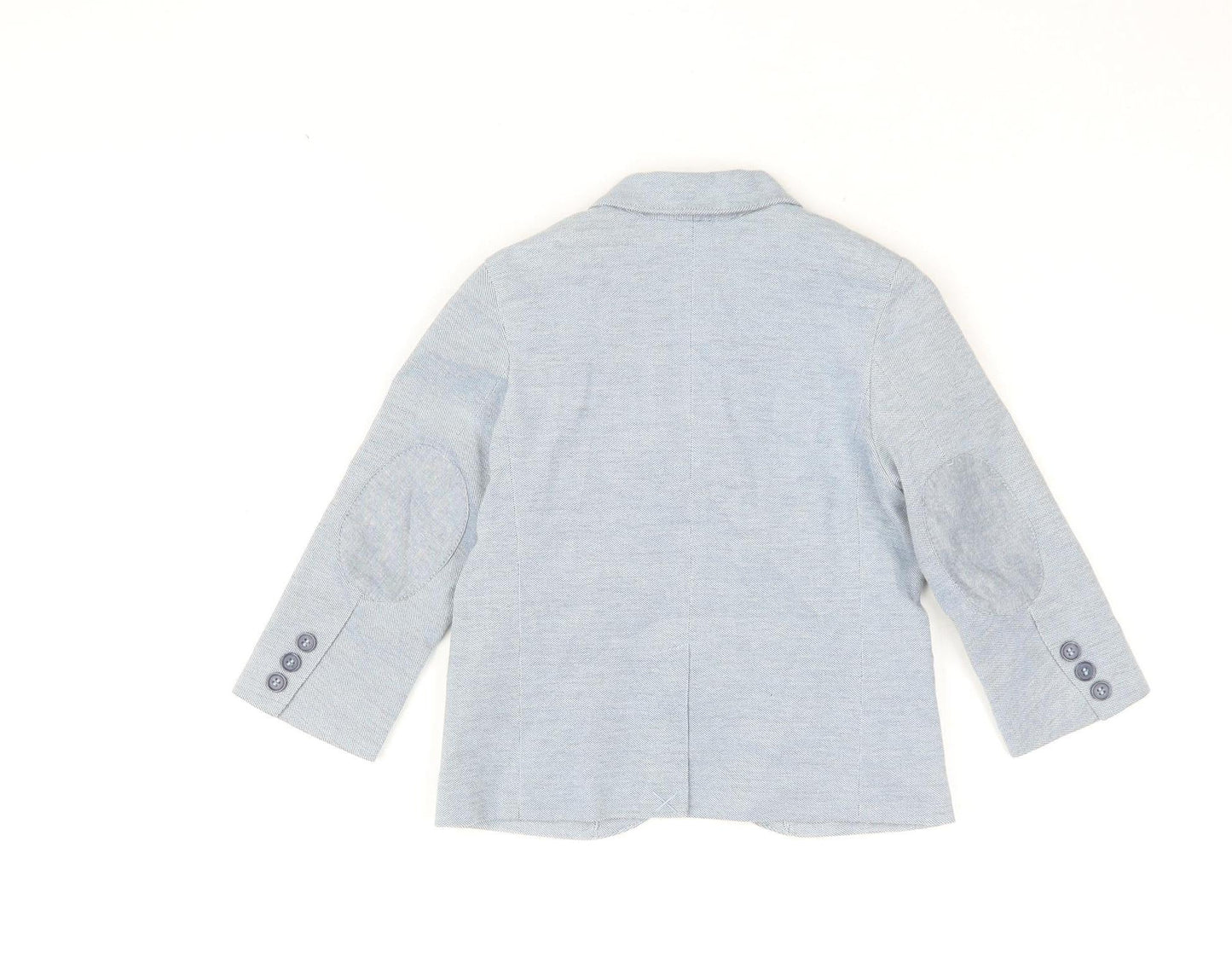 H&M Boys Blue Long Sleeve Blazer Jacket - 24 Months