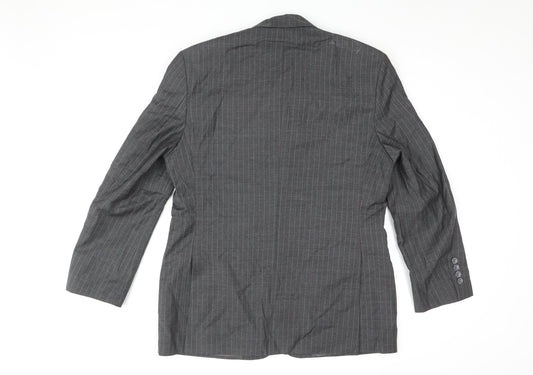 Hacoupian Men's Grey Wool Suit Jacket 50 Classic