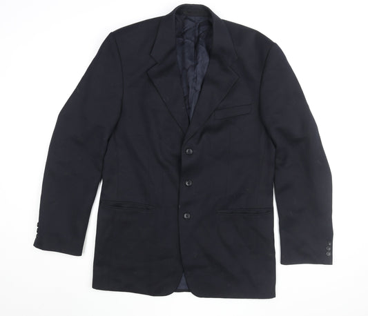 Burton Menswear Black Blazer, Men's, Size 40L, Formal Wear