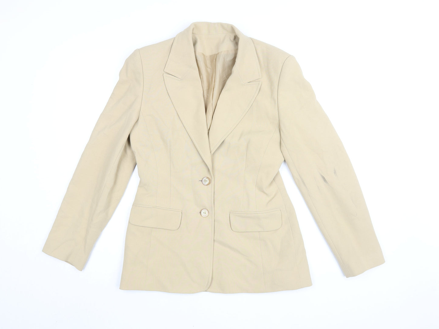 Richards Women's Beige Blazer UK 12 Regular Classic