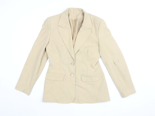 Richards Women's Beige Blazer UK 12 Regular Classic