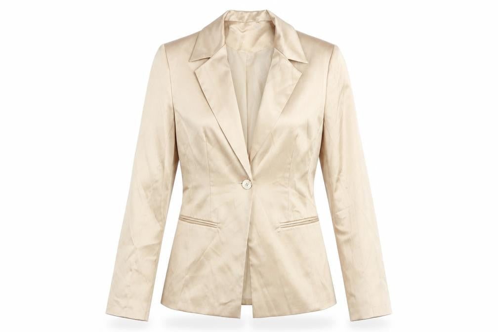 NL Collection Women's Beige Blazer Suit Jacket UK 8
