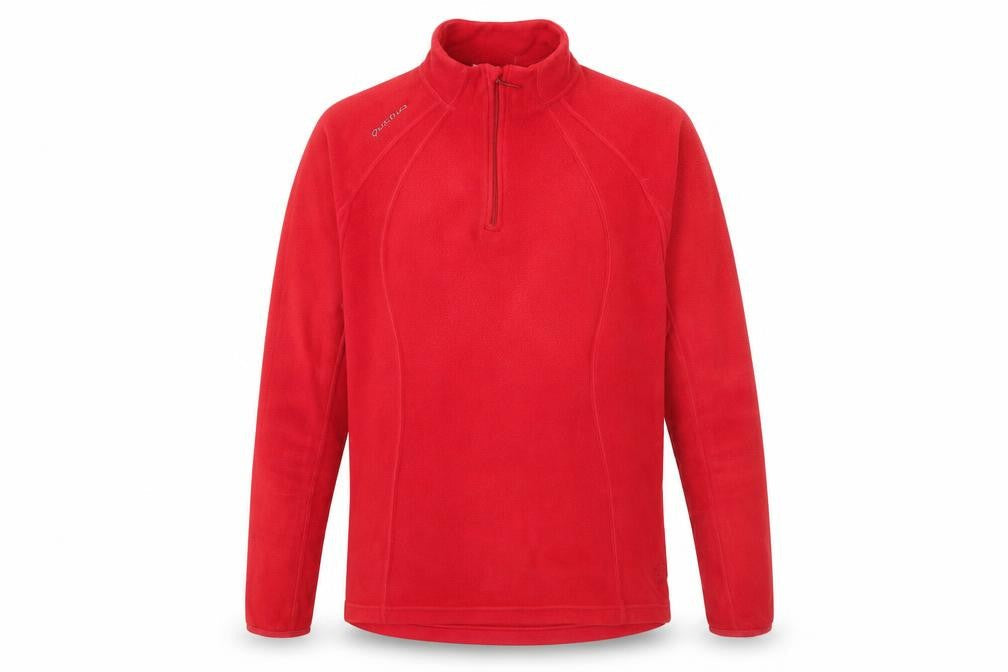 Decathlon Mens Creation Red 1/4 Zip Sweatshirt XL