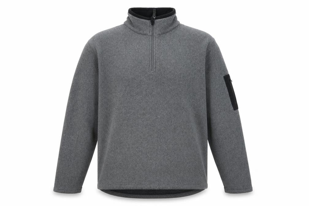 Mens UK L Regular Peter Storm Grey 1/2 Zip Sweatshirt