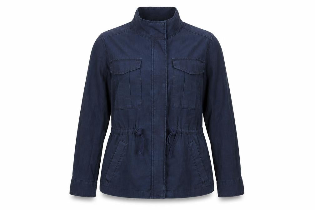 Marks & Spencer Women's Blue Military Jacket Size 12