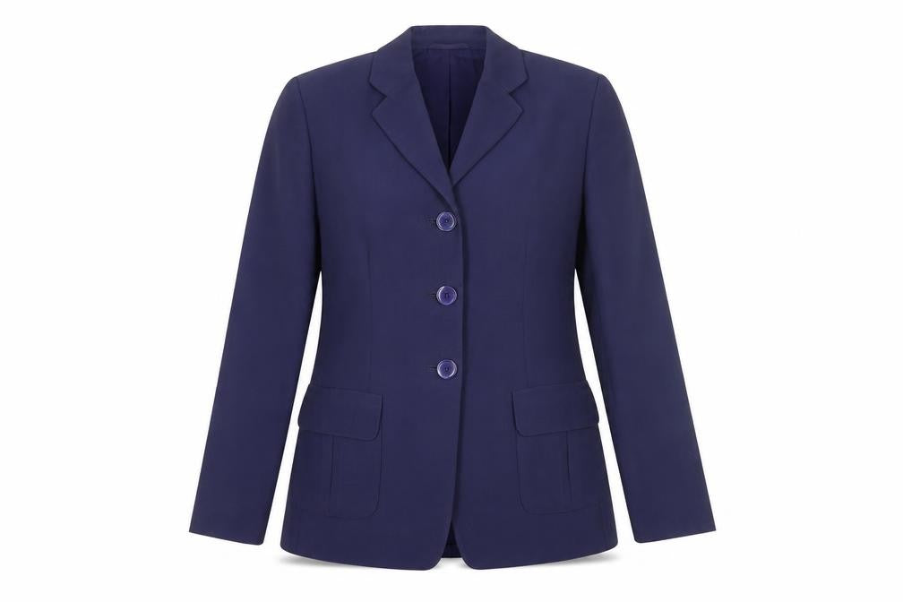 Jaeger Women's Blue Blazer UK 12 Formal Business