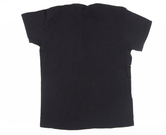 Russell Boys Black XL Logo T-Shirt