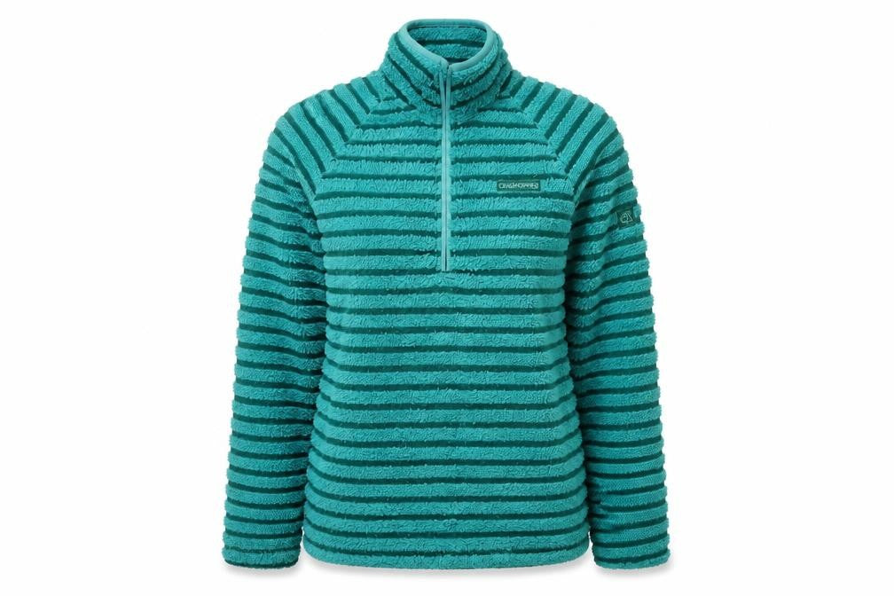 Womens UK 10 Regular Craghoppers Green Pullover Sweatshirt