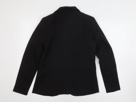 Pieces Women's Black Blazer XS, Single Breasted