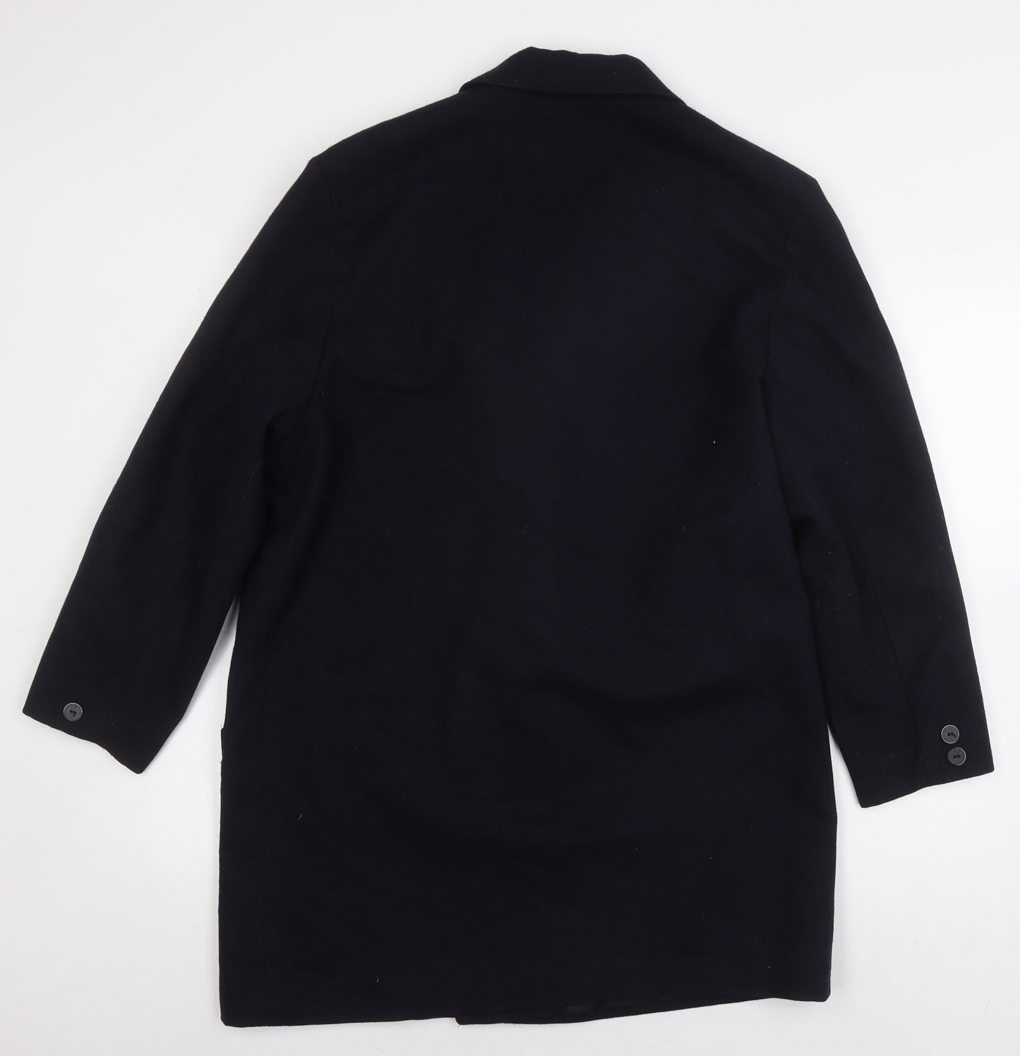 St. Bernard Women's Black Wool Blend Overcoat Size 14