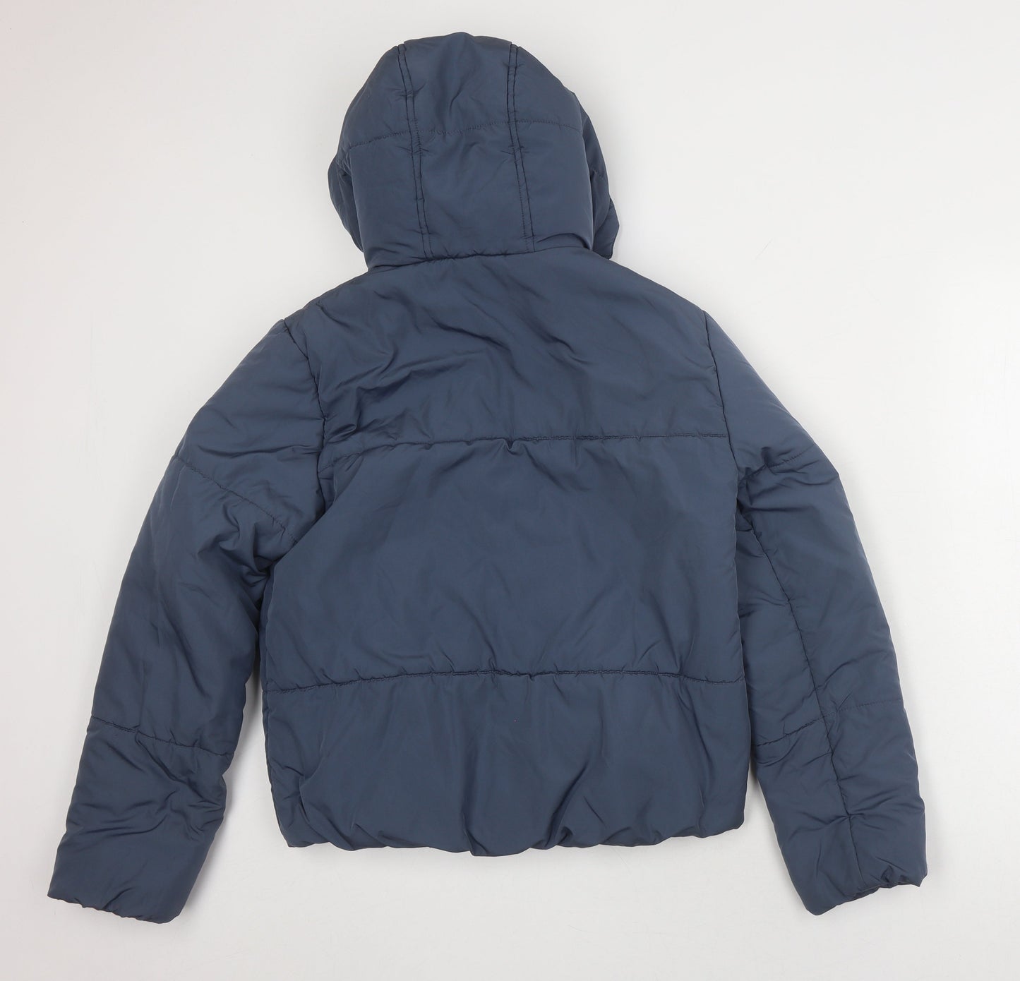 Marks and Spencer Women's Blue Puffer Jacket Size 6