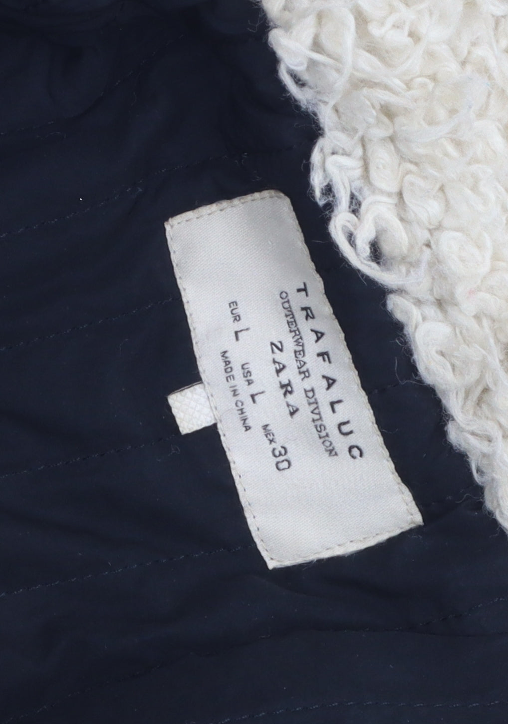 Zara Women's Grey Motorcycle Jacket, Size 14, Autumn/Winter