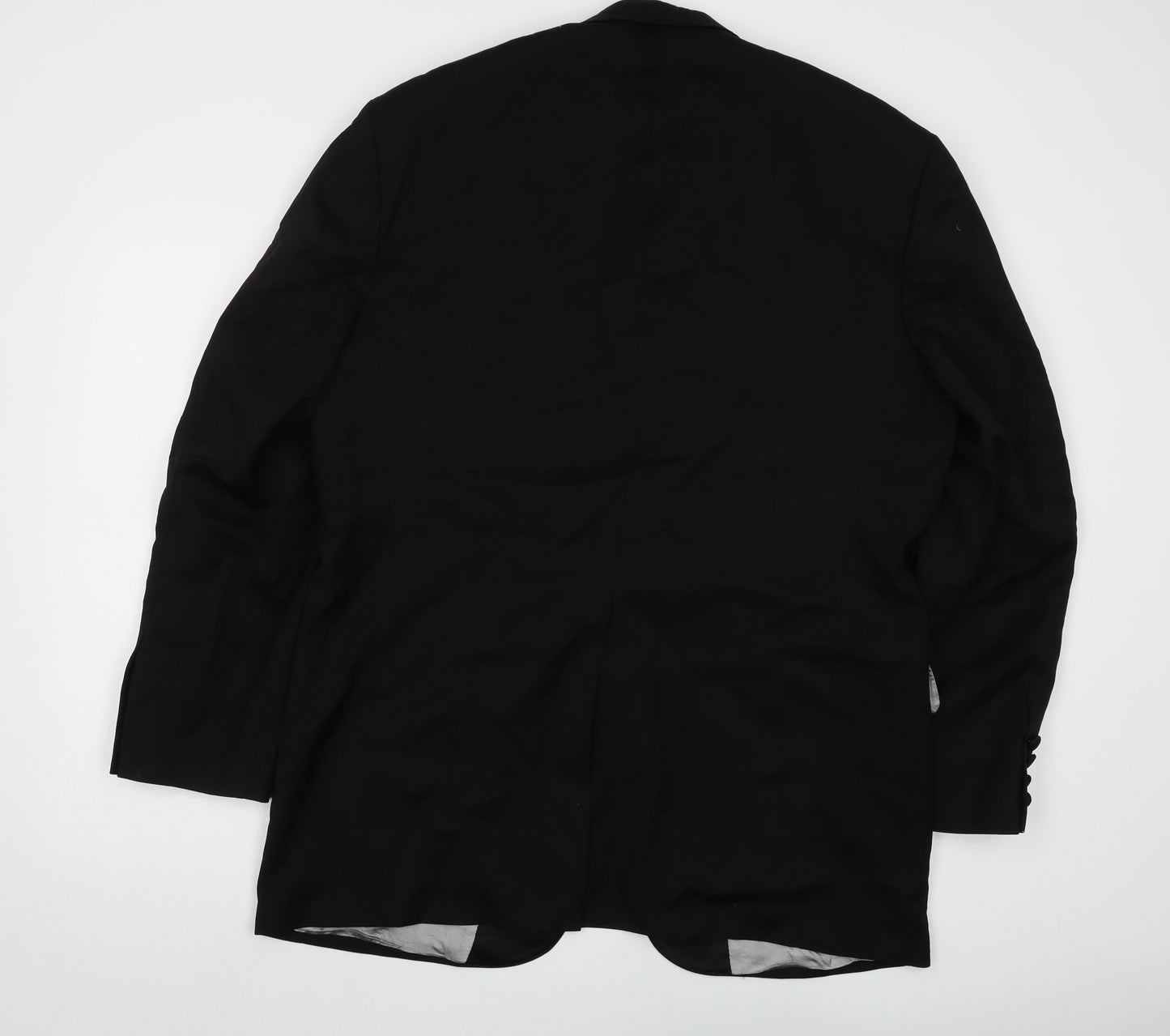 Marks & Spencer Men's Black Wool Blazer, Size M, Formal